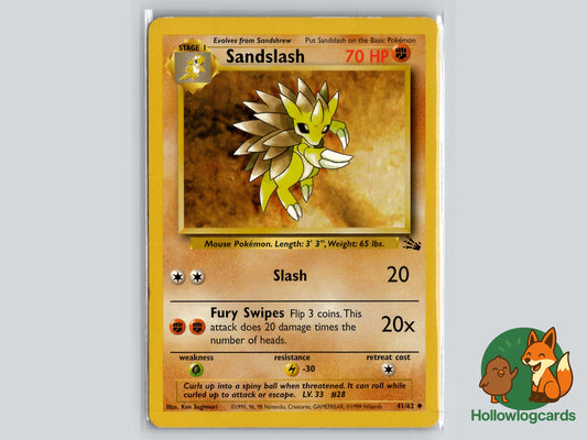 Image of Sandslash Fossil (FO) #41