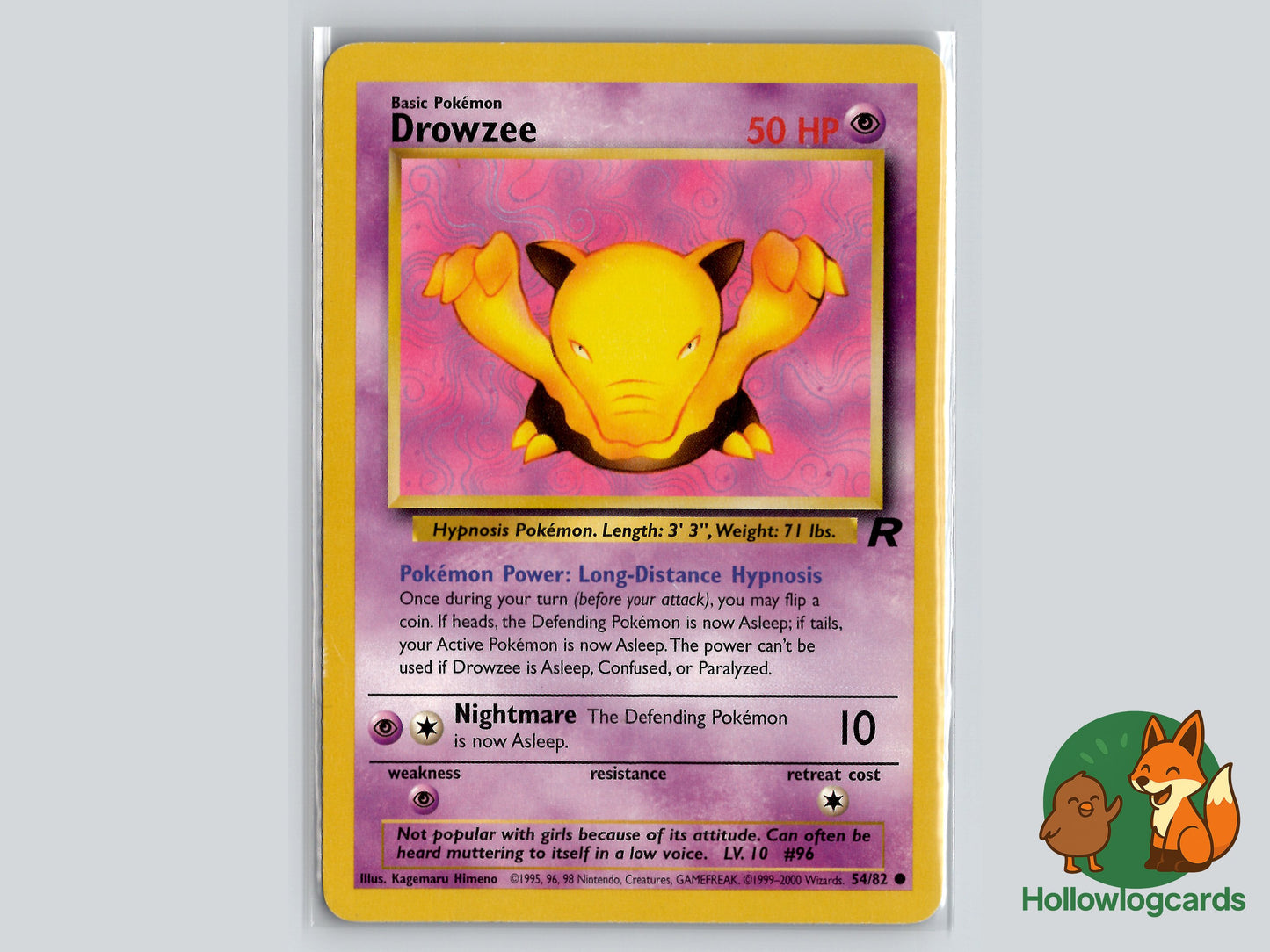 Image of Drowzee Team Rocket (RO) #54