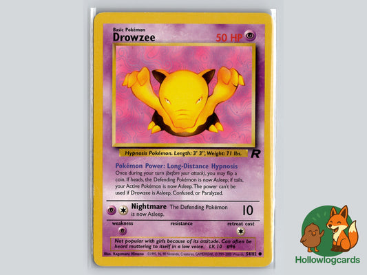 Image of Drowzee Team Rocket (RO) #54