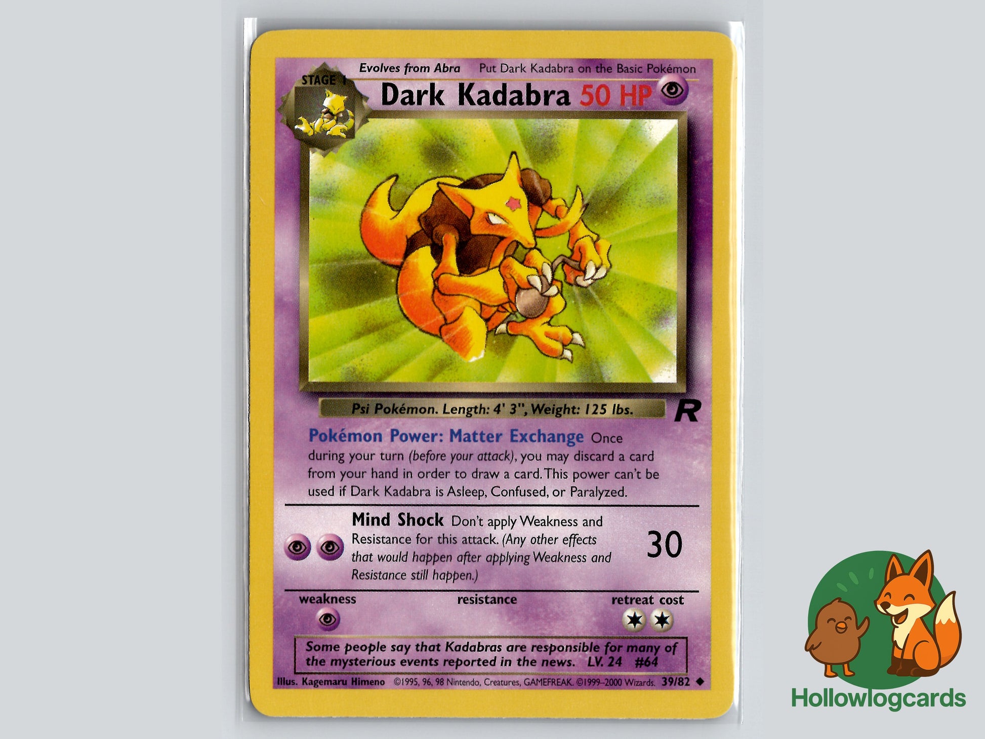 Image of Dark Kadabra Team Rocket (RO) #39