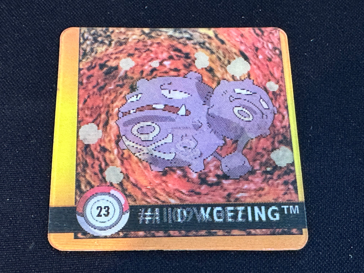 Koffing – 1999 Action Flipz 23 – Vintage Lenticular