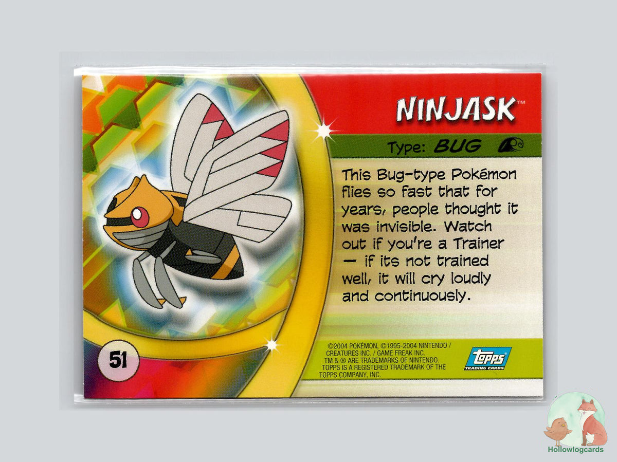 Ninjask (#51) - Topps Advanced Challenge Trading Cards