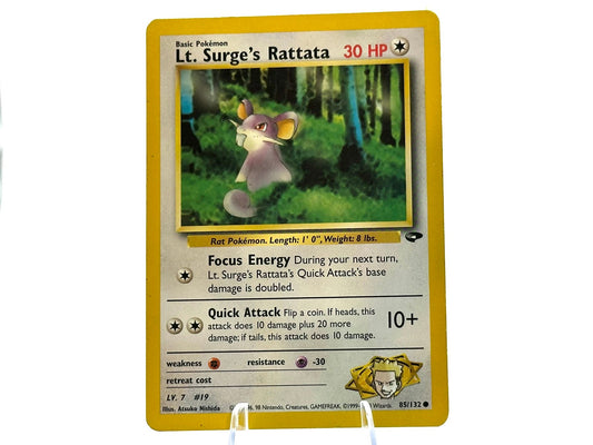 Image of Lt. Surges Rattata Gym Challenge (G2) #85