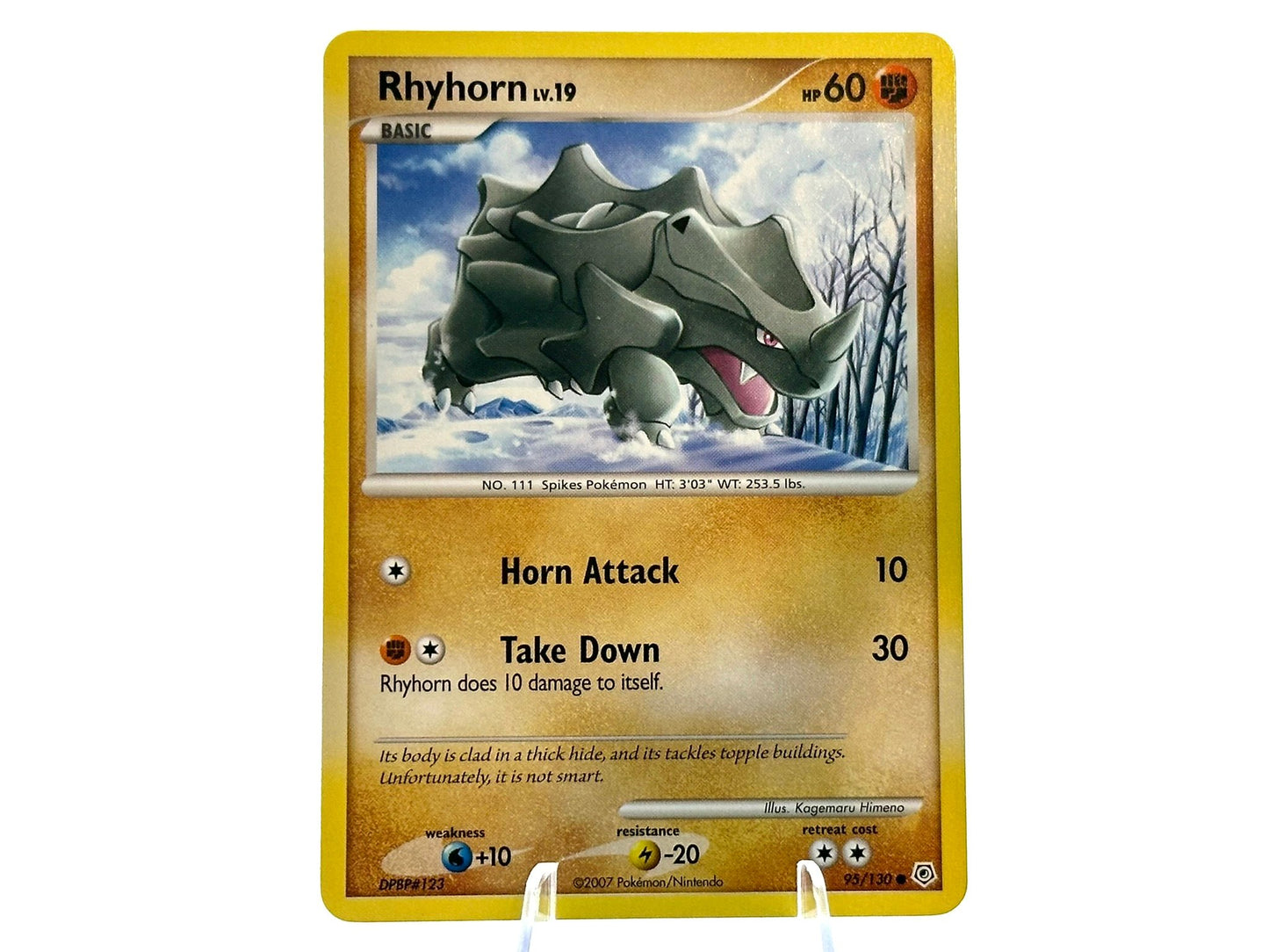 Image of Rhyhorn Diamond and Pearl (DP) #95
