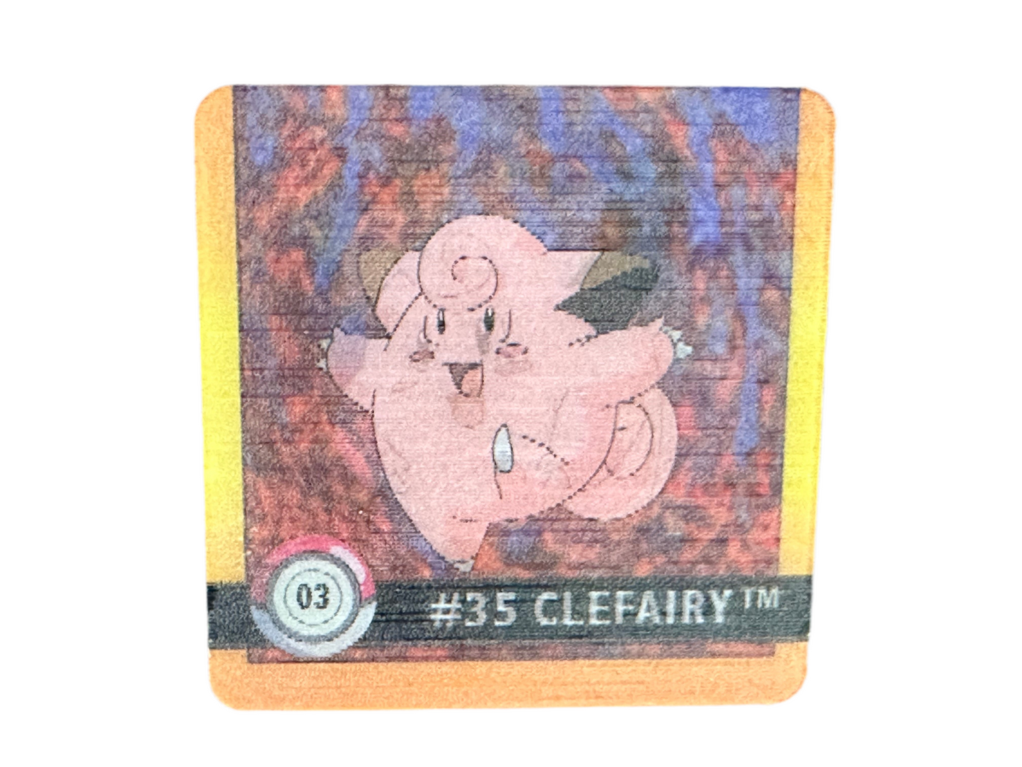 Clefairy – 1999 Action Flipz 03 ERROR – Vintage lenticular