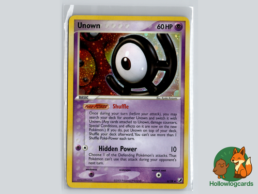 Unown U - HOLO -U/28 UNSEEN FORCES