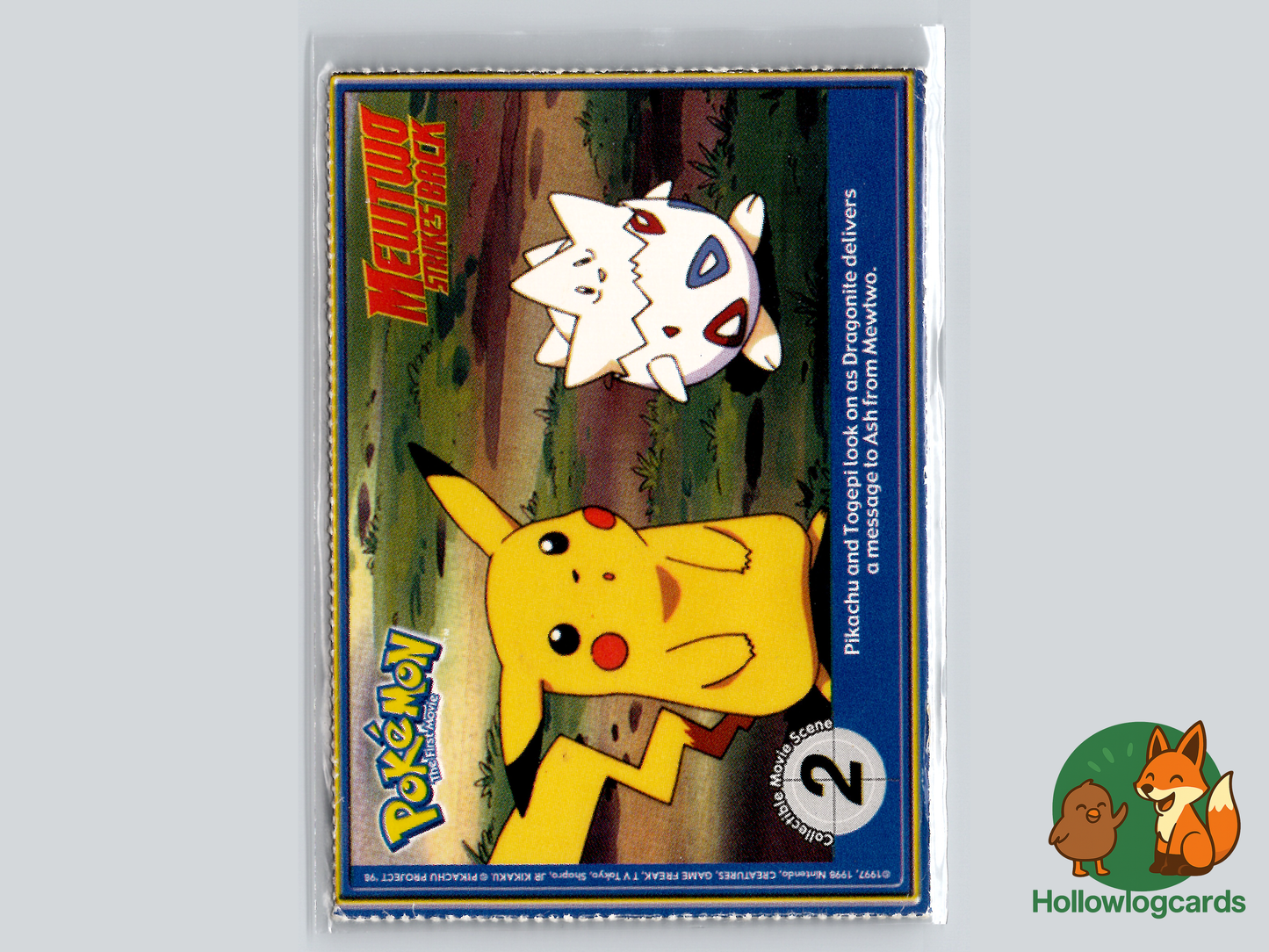 Pikachu - poke trivia Card - Vintage