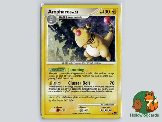 Ampharos (1/17) - POP Series 7 - - Rare Foil/Holo - MidEra