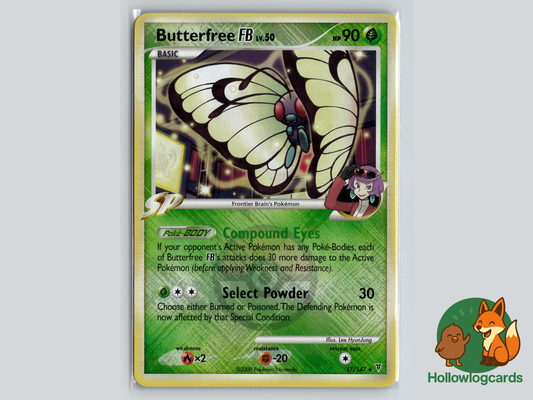 Butterfree - Crosshatch HOLO - 17/147 Supreme Victors - Vintage