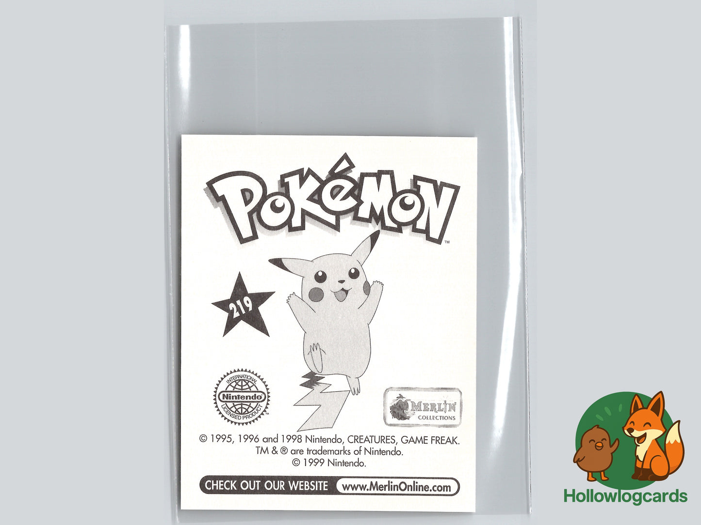 Alakazam 219 (1 of 3) - Merlin - 1999 - Vintage