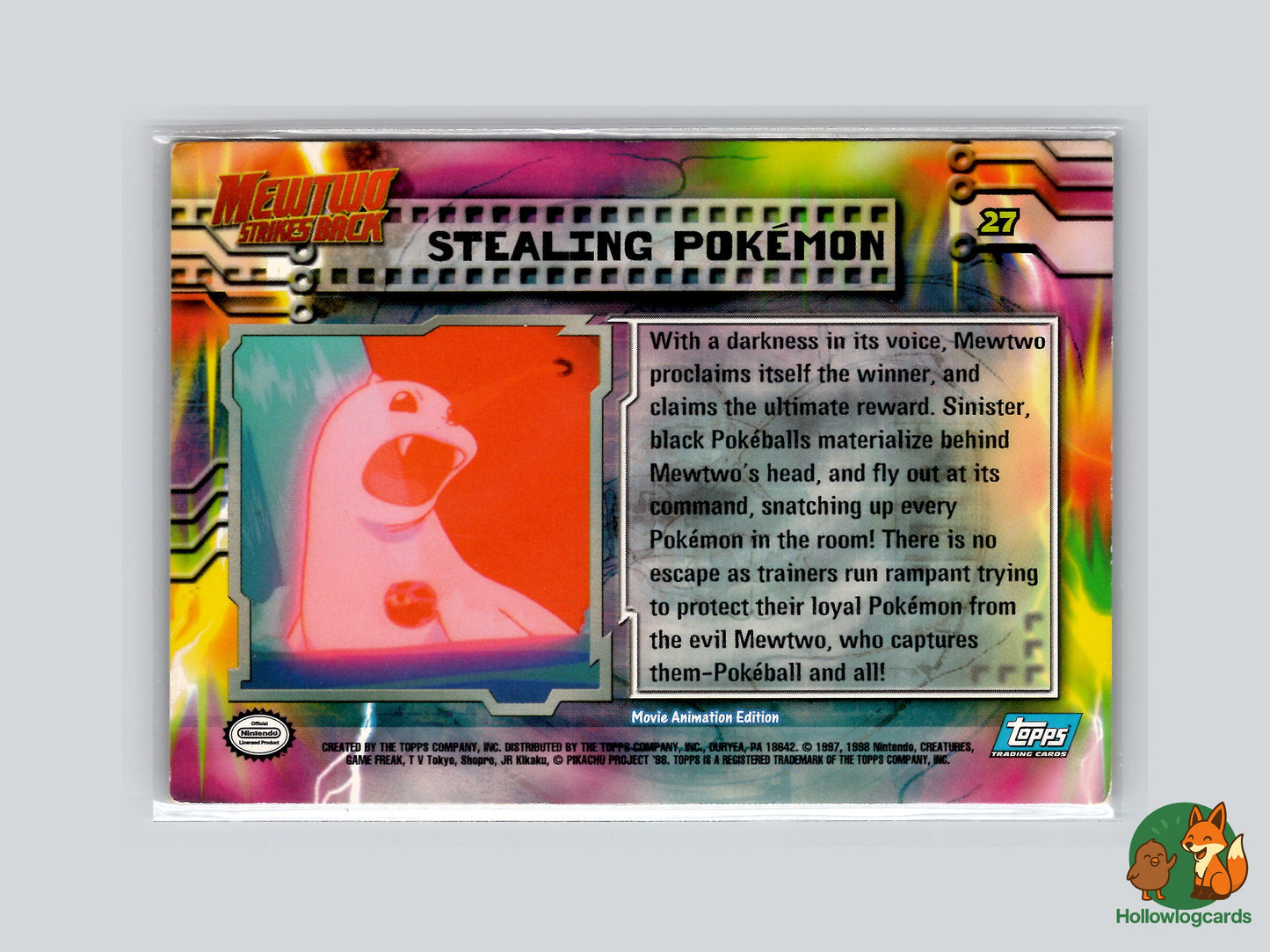 Stealing Pokémon - 27 - Topps - 1999 - Vintage