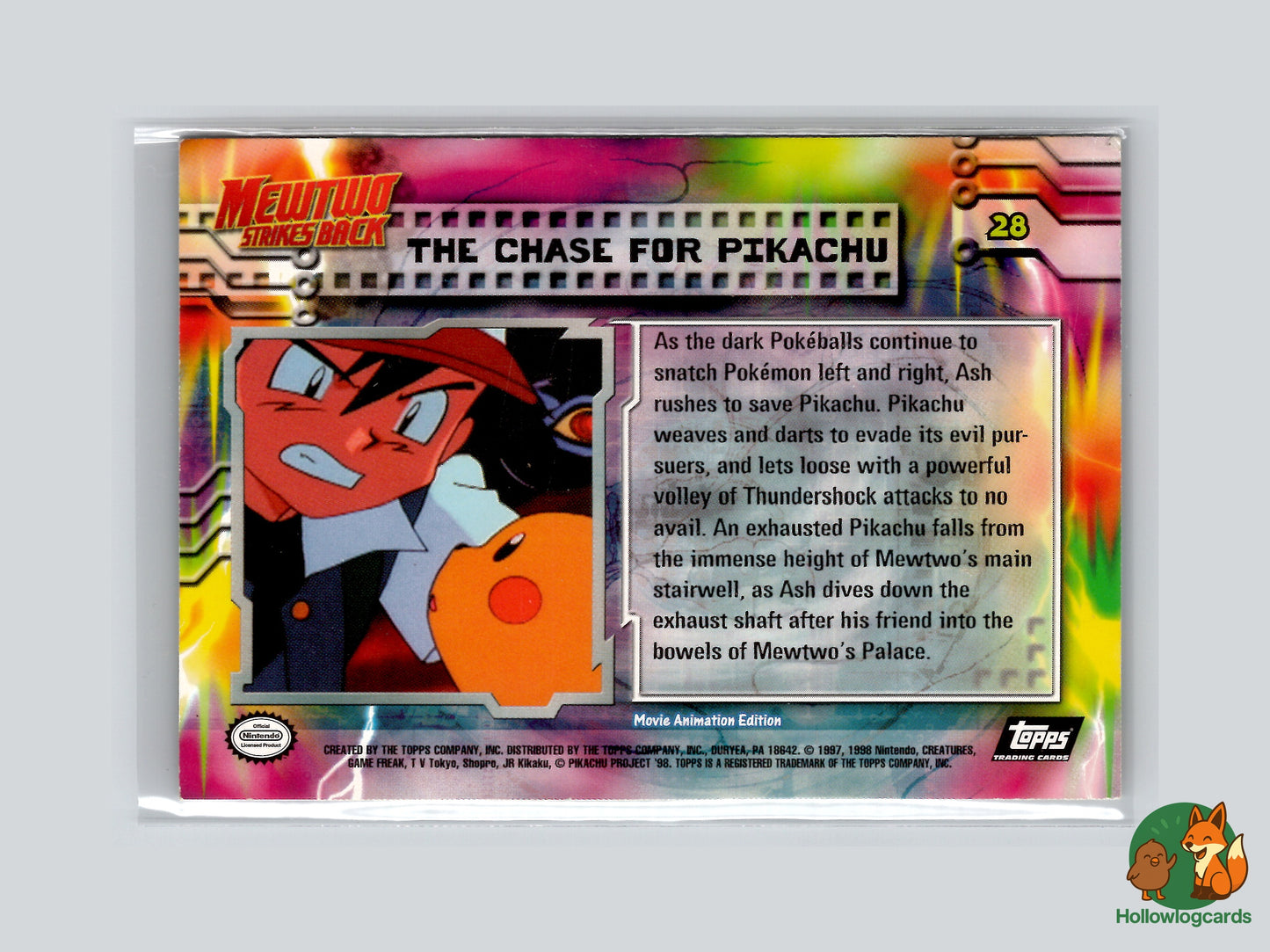 The Chase for Pikachu - 28 - Topps - 1999 - Vintage