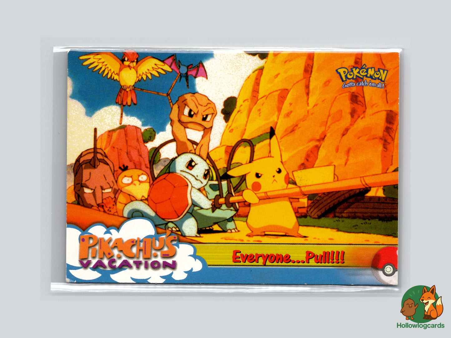 Everyone...Pull!!! (Pikachu Psyduck)- 52 - Topps - 1999 - Vintage