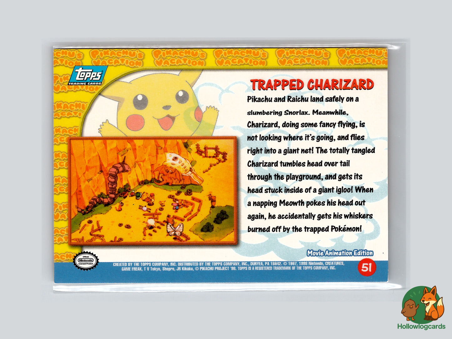 Trapped Charizard - 51 - Topps - 1999 - Vintage
