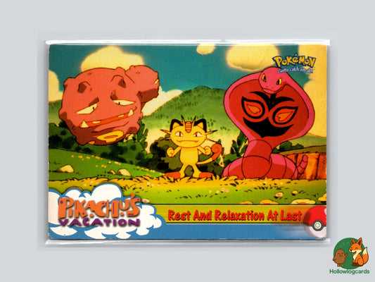 Rest and Relaxation at Last (Meowth) - 49 - Topps - 1999 - Vintage
