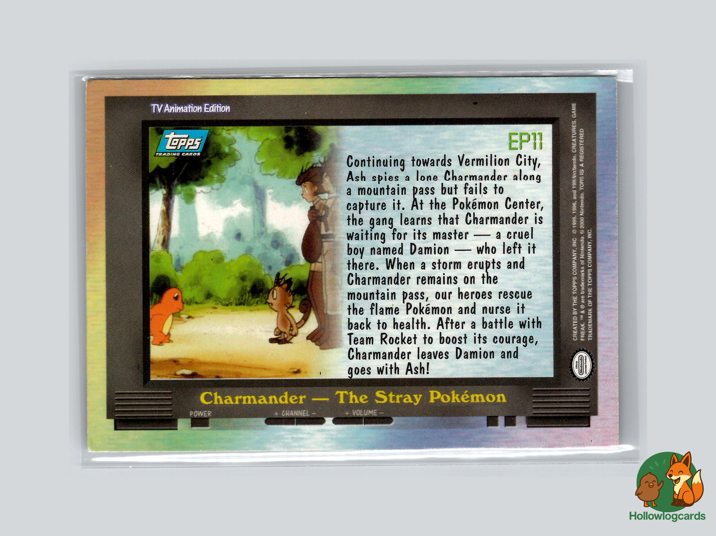 Charmander — The Stray Pokémon - EP11 - Topps - 1999 - Vintage