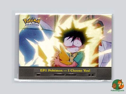 Pokémon — I Choose You! (Pikachu)- EP1 - Topps - 1999 - Vintage