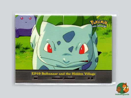 Bulbasaur and the Hidden Village - EP10 - Topps - 1999 - Vintage