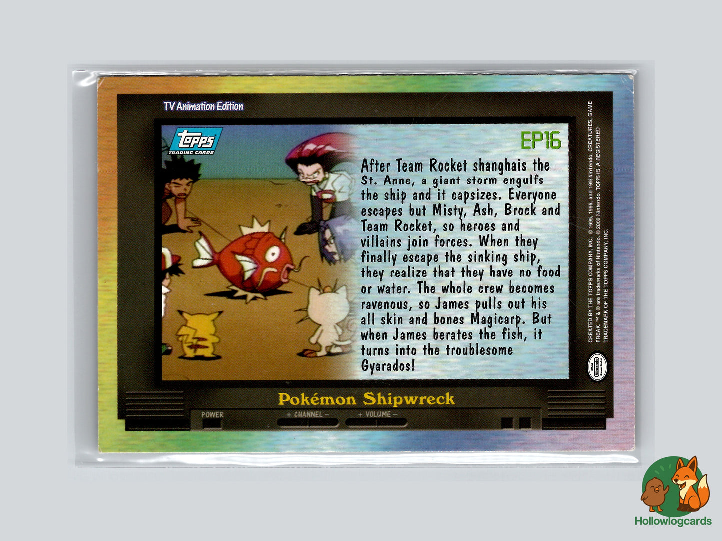 Pokémon Shipwreck - EP16 - Topps - 1999 - Vintage