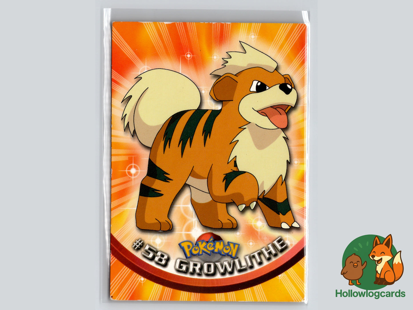 Growlithe - #58 - Topps - 1999 - Vintage