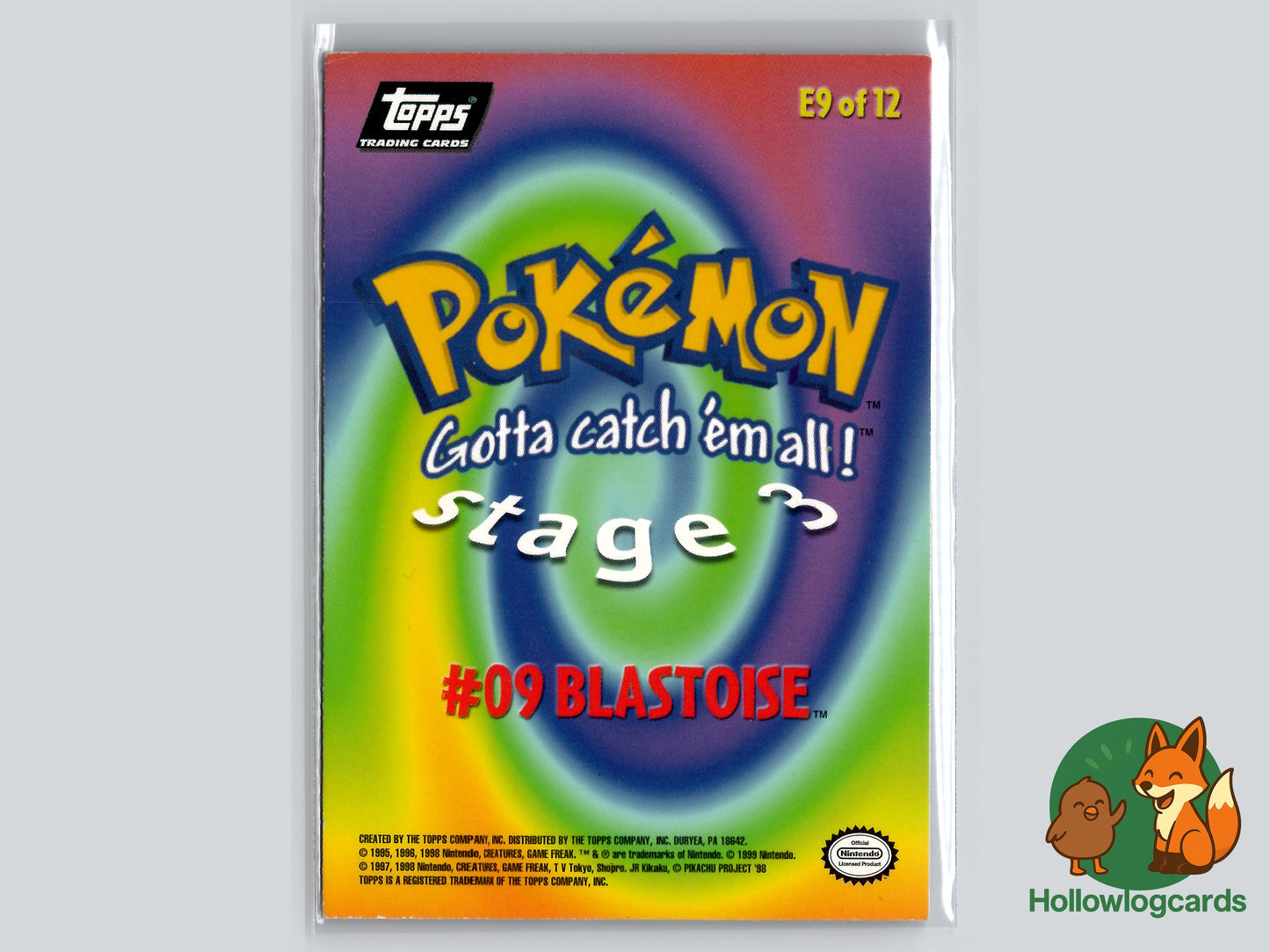 Blastoise - Topps - 1999 - Vintage