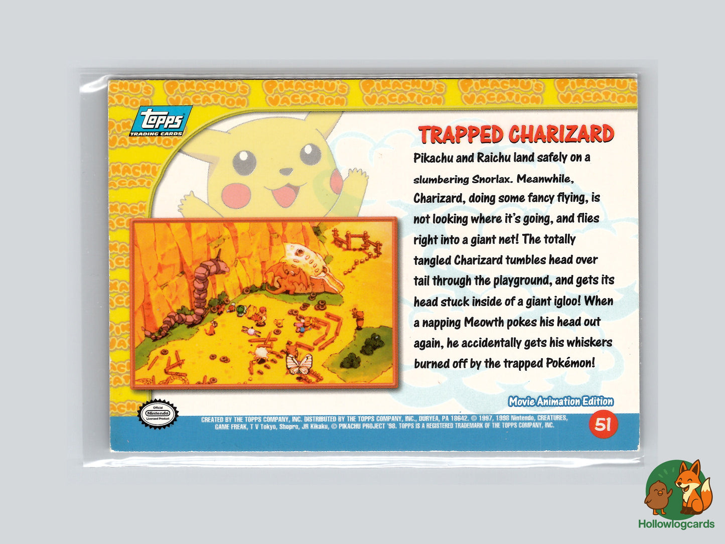 Trapped Charizard - #51 - Topps - Chrome Holo
