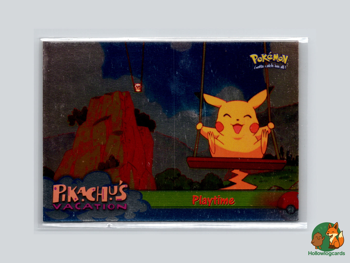 Playtime (Pikachu) - #57 - Topps - Chrome Holo