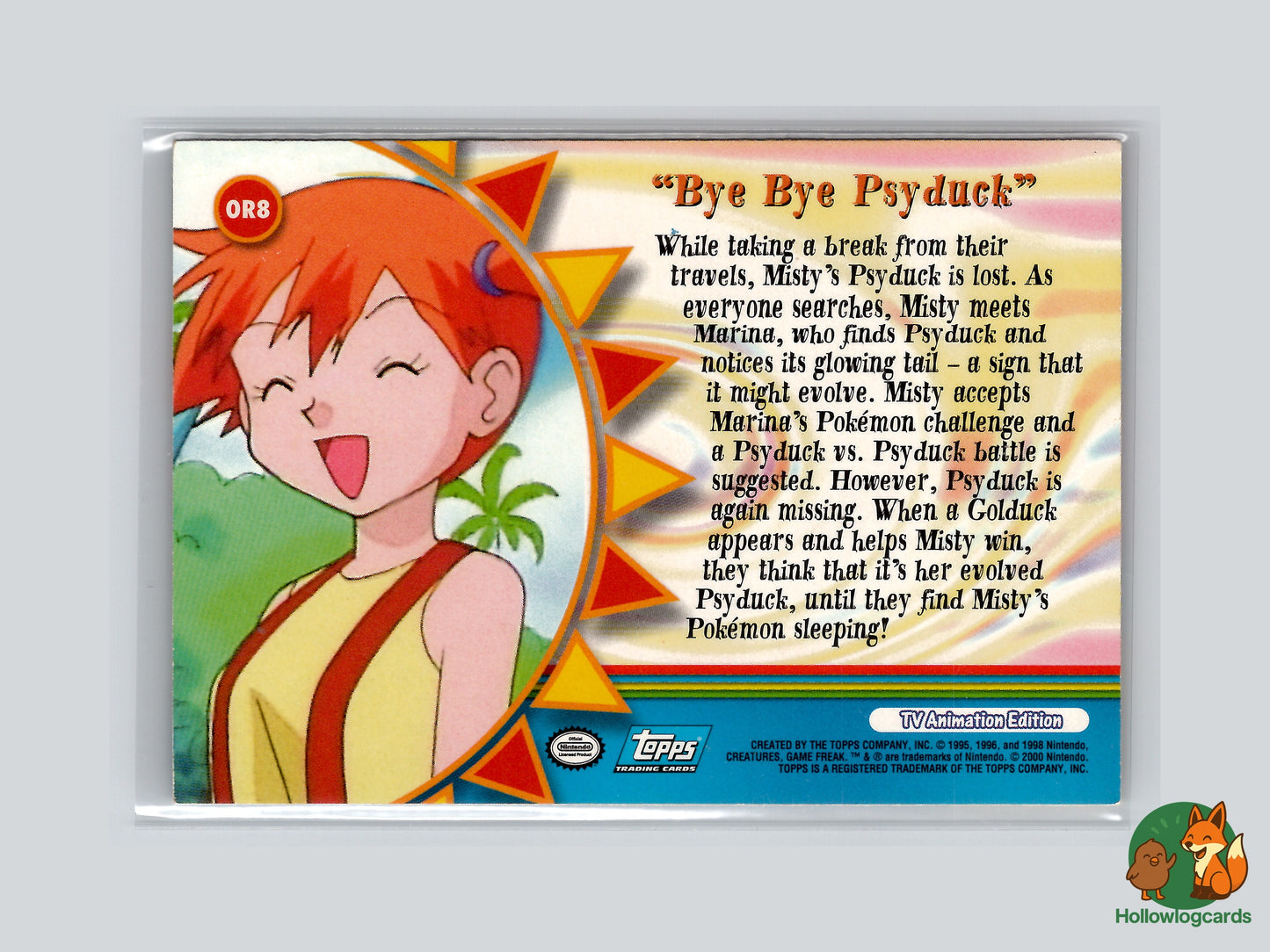 Bye Bye Psyduck (Misty) - OR8 - Topps - 2000 - Vintage