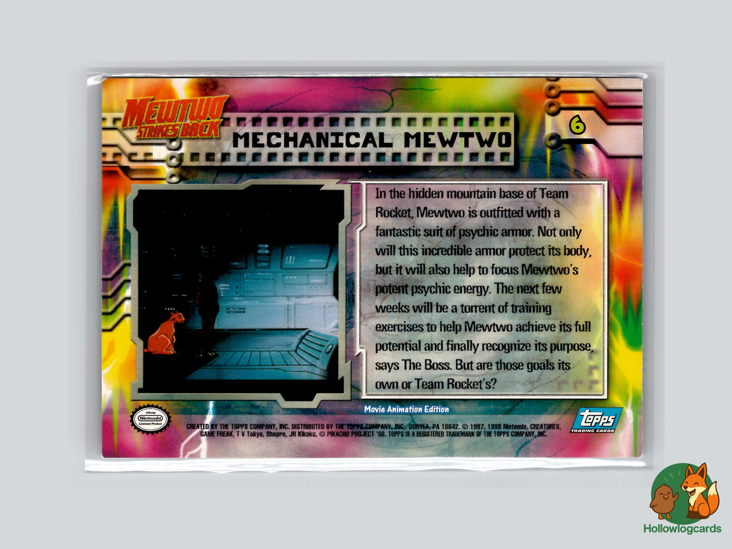 Mechanical Mewtwo - #6 - Topps - 1999 - Vintage