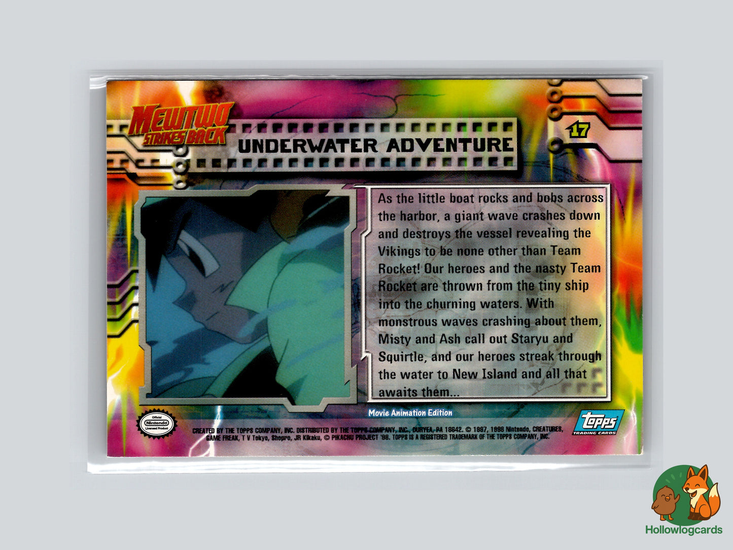 Underwater Adventure (Squirtle) - #17 - Topps - 1999 - Vintage