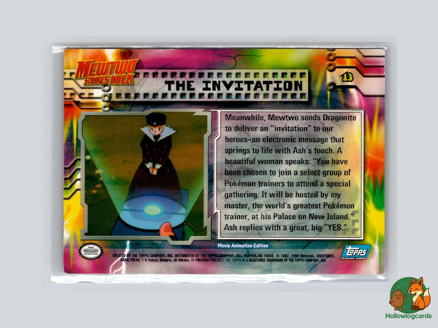 The Invitation (Dragonite) - #13 - Topps - 1999 - Vintage