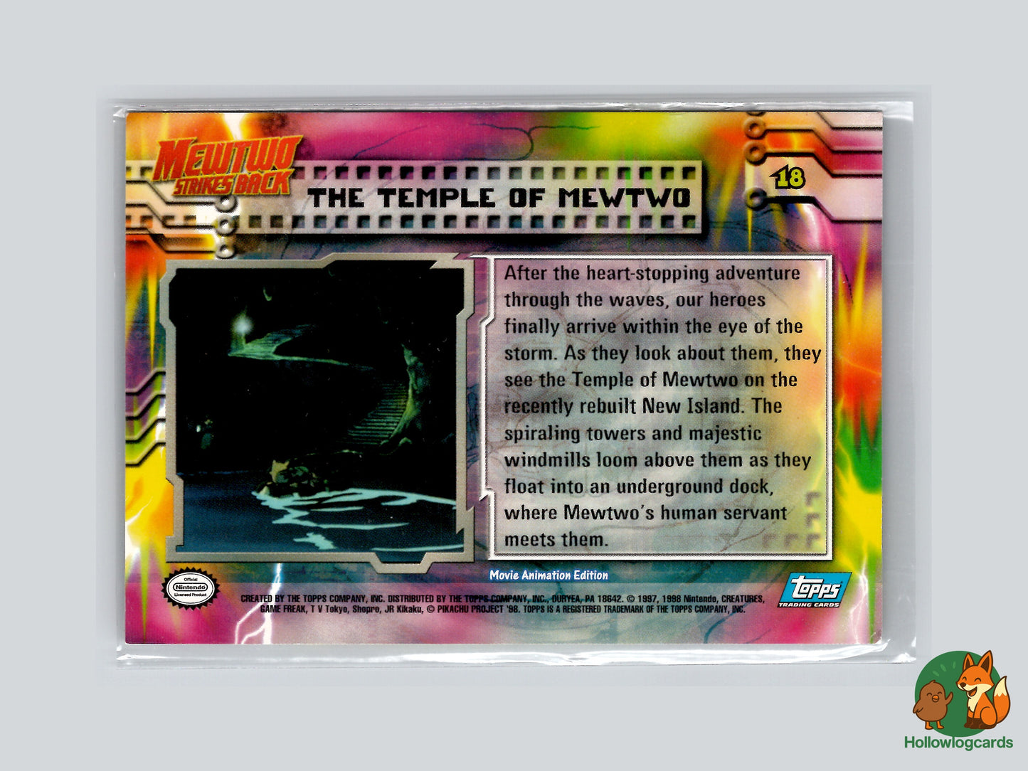 The Temple of Mewtwo - #18 - Topps - 1999 - Vintage