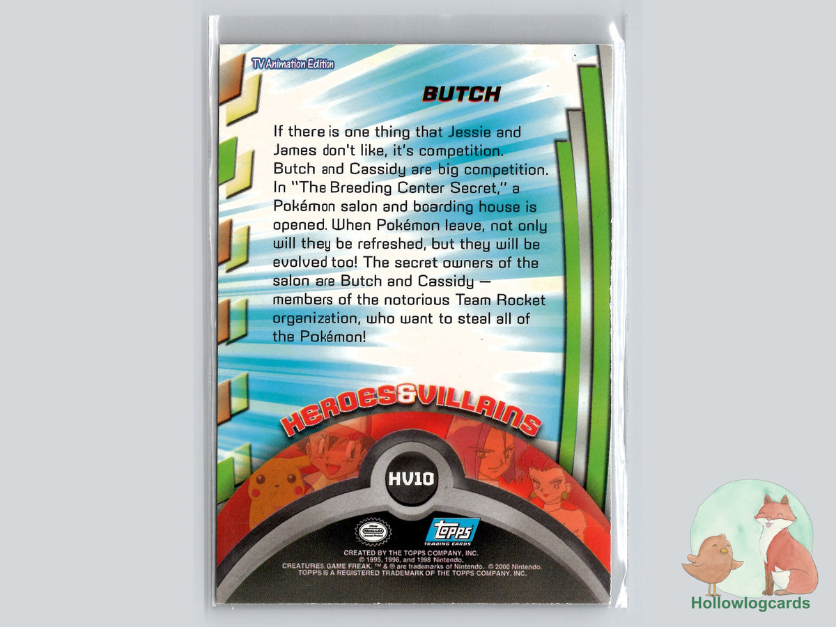 Butch (#HV10) Chrome Foil - Topps Heroes & Villains