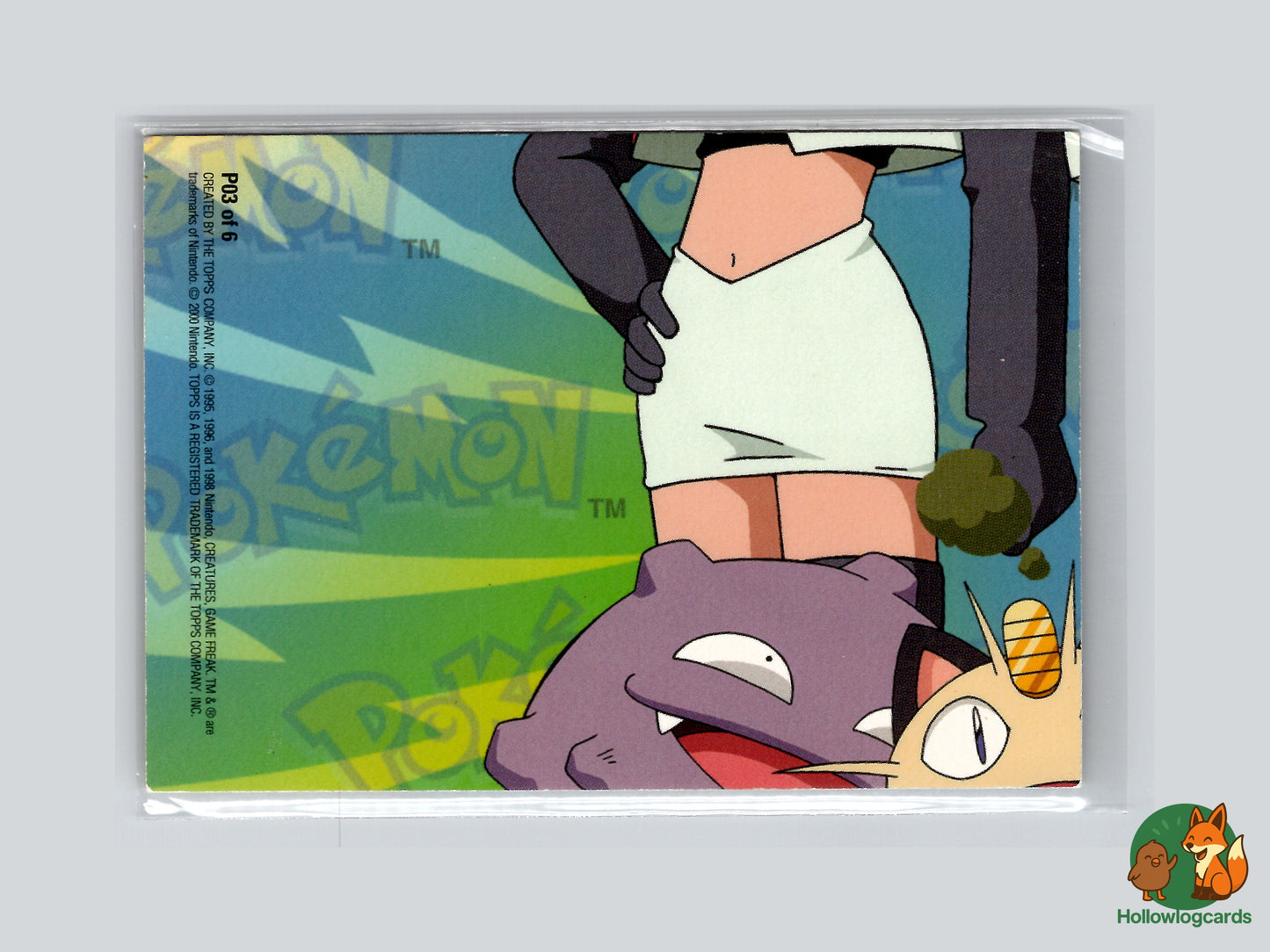TV Puzzle Pikachu & Jigglypuff - #P03 - Topps - 2000 - Chrome