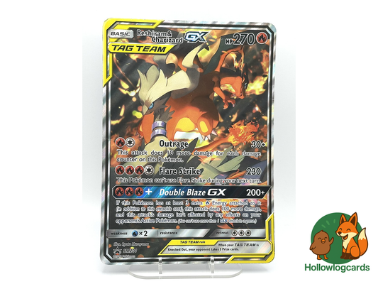 Reshiram & Charizard GX - Promo SM201 - Modern - (Oversized)