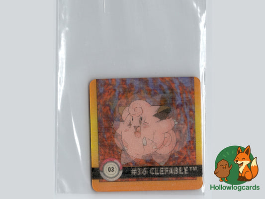 Clefairy – 1999 Action Flipz 03 ERROR – Vintage lenticular