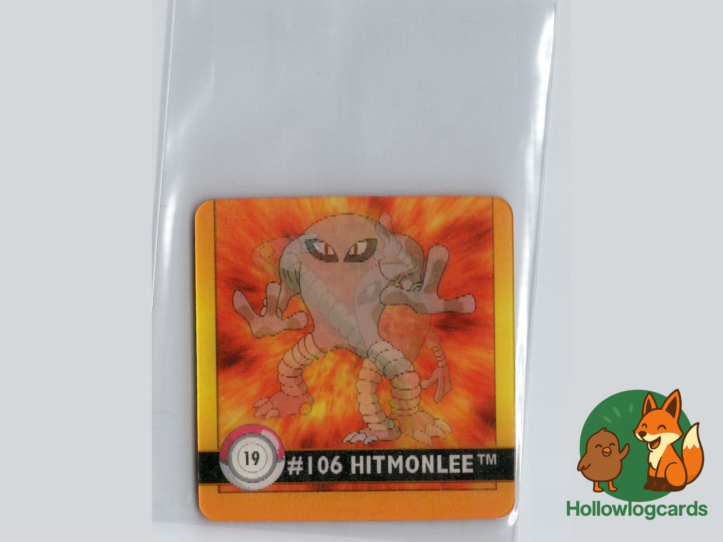 Hitmonlee – 1999 Action Flipz 19 – Vintage