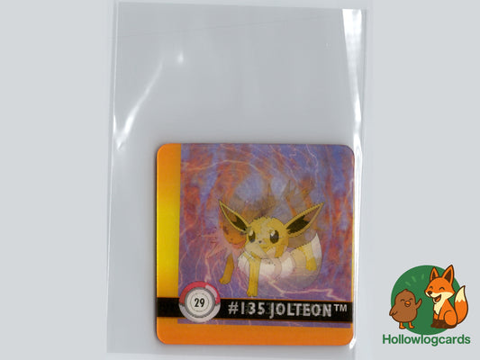 Jolteon / Eevee (flip variant) – 1999 Action Flipz 29 – Vintage Lenticular