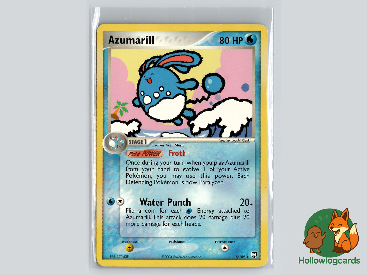 Azumarill - EX Team Rocket Returns 1/109 - MidEra - Kusube