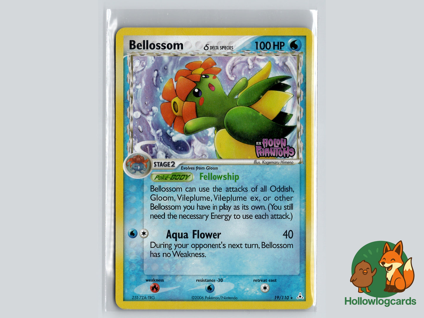 Bellossom - HOLO STAMPED EX Holon Phantoms 19/110 - MidEra - Delta Species -