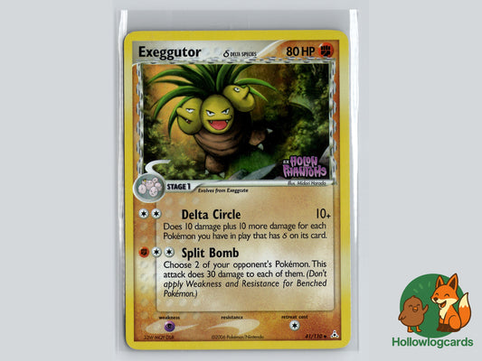 Exeggutor - HOLO STAMPED EX Holon Phantoms 41/110 - MidEra - Delta Species - Har