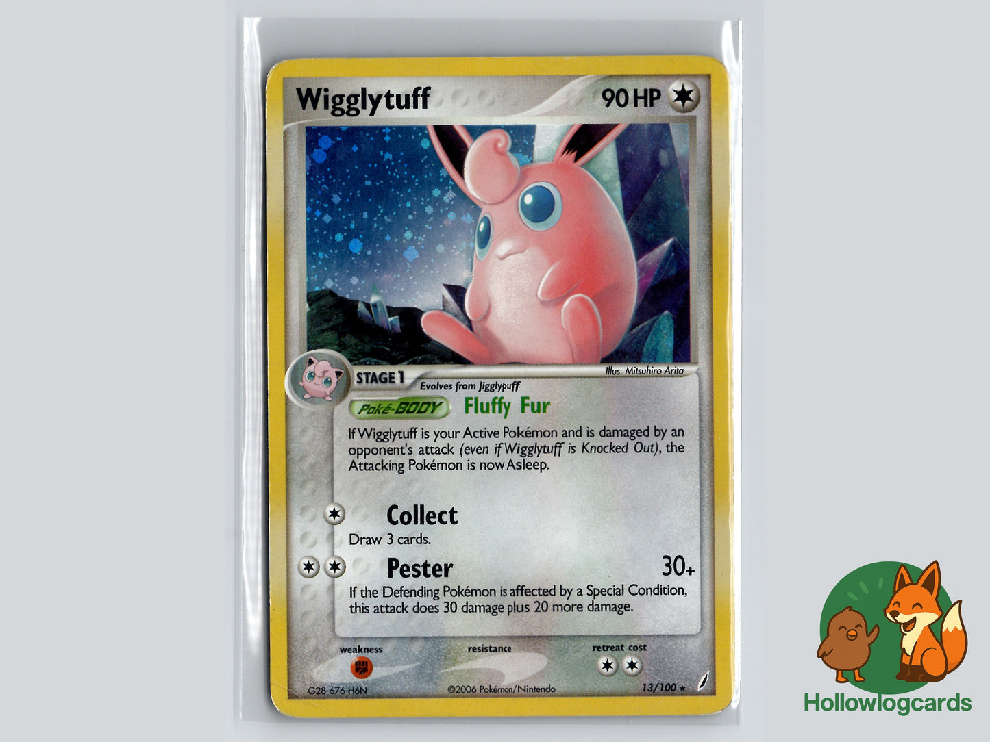 Wigglytuff (13/100) - Crystal Guardians - - Rare Holo - MidEra