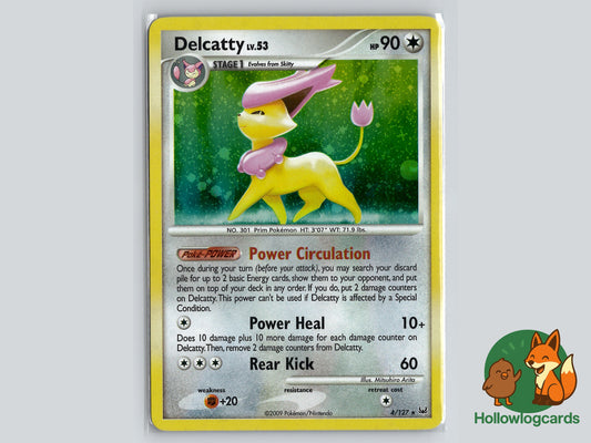 Delcatty (4/127) - Platinum - - Rare Holo Platinum - MidEra