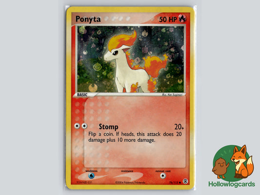 Ponyta (76/112) - FireRed and LeafGreen - Reverse Holo - MidEra