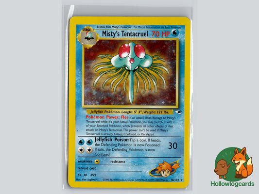 Mistys Tentacruel (10/132) - Gym Heroes - - Rare Holo - WOTC