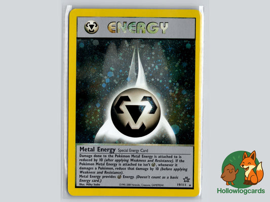 Metal Energy HOLO (19/111) - Neo Genesis - Rare Holo - WOTC