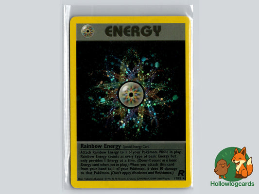 Rainbow Energy (17/82) - Team Rocket - Rare Holo - WOTC
