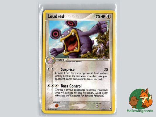 Loudred 23/100 - Rare - Emerald Midera