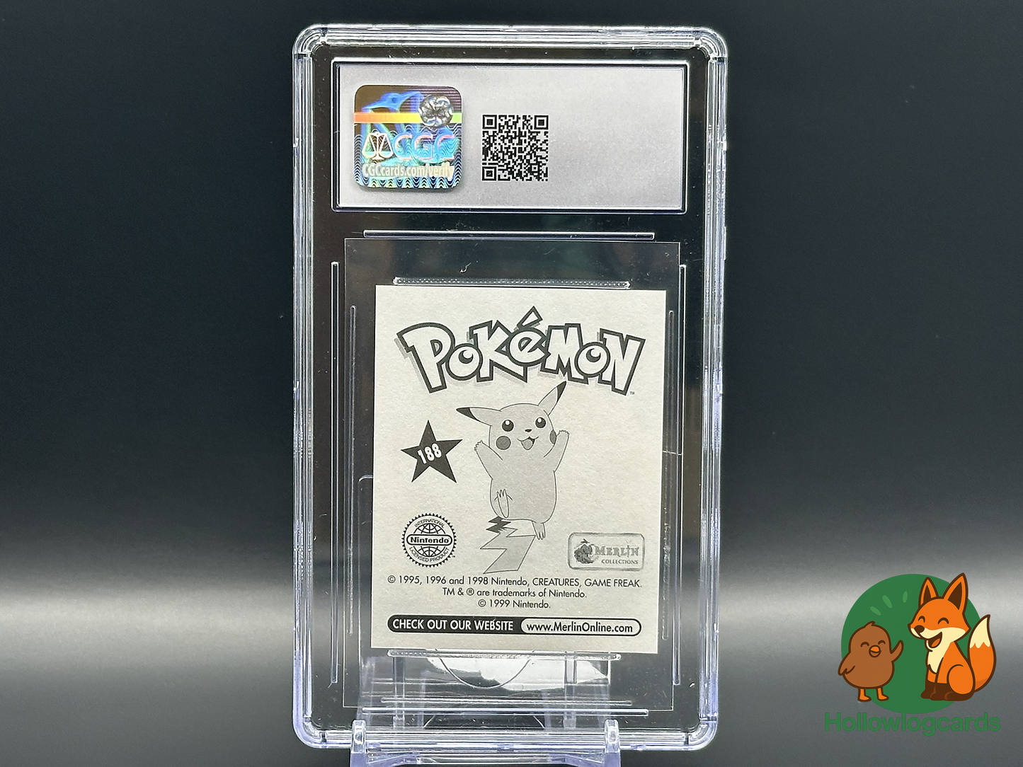 Graded Bulbasaur- Pokémon Merlin (1998) - CGC  8.5