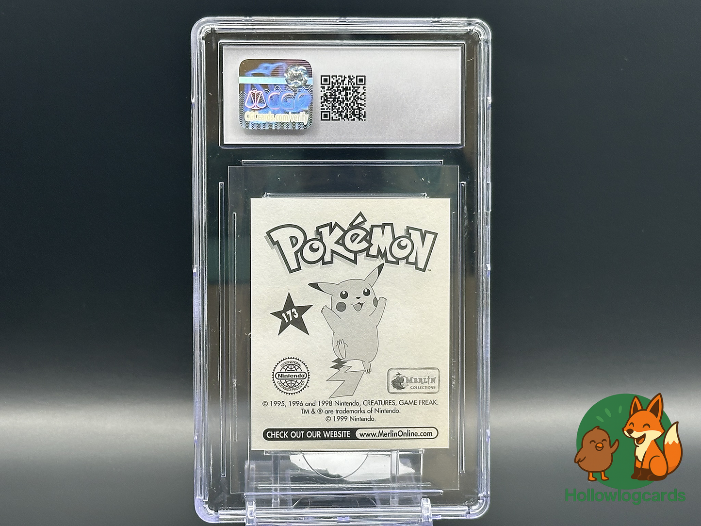 Graded Machop - Pokémon Merlin (1998) - CGC  8